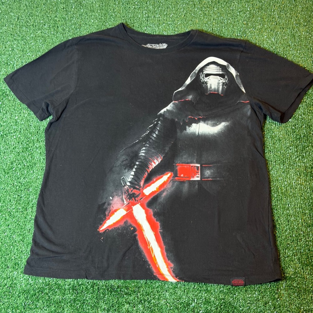 Old Navy Collectabilitees Star Wars Kylo Ren Graphic T-Shirt Black Mens Large